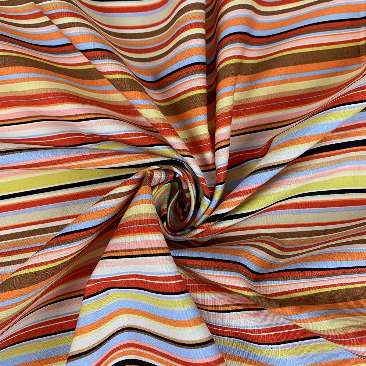 Poplin Print - Stripe - Multi