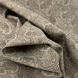 Poplin Print - Paisley - Taupe & Beige