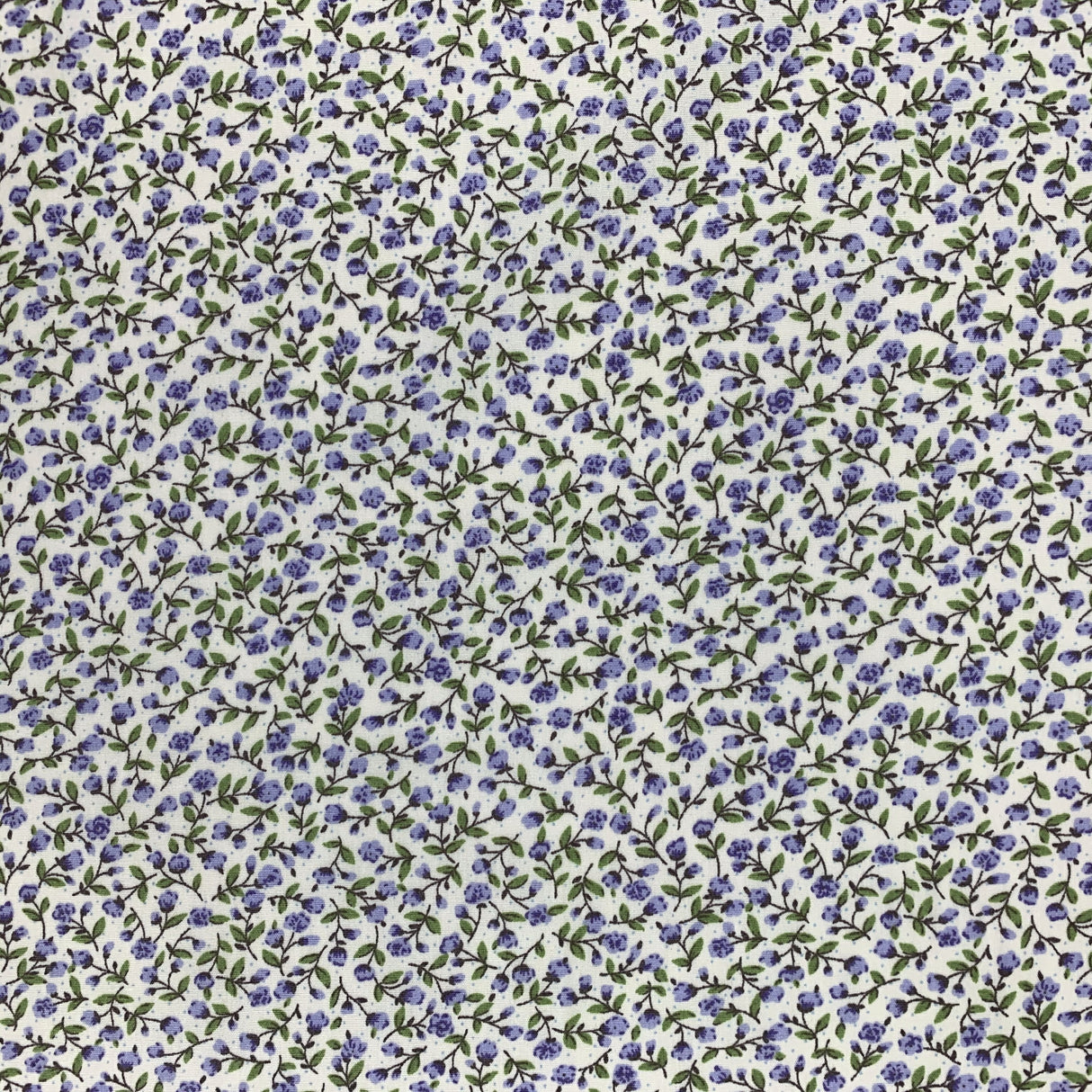 Poplin Print - Tiny Rose Lilac