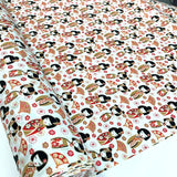 Poplin Print - Turning Japanese - White