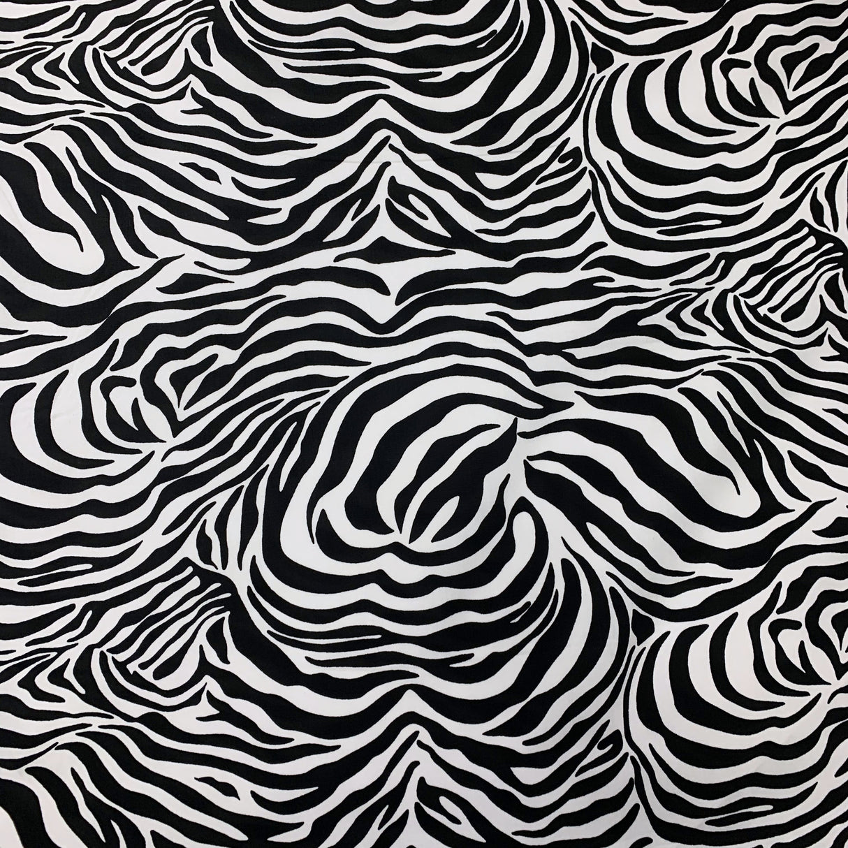 Remnant - Poplin Print - Zebra Print (2.3m)