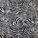Remnant - Poplin Print - Zebra Print (2.3m)