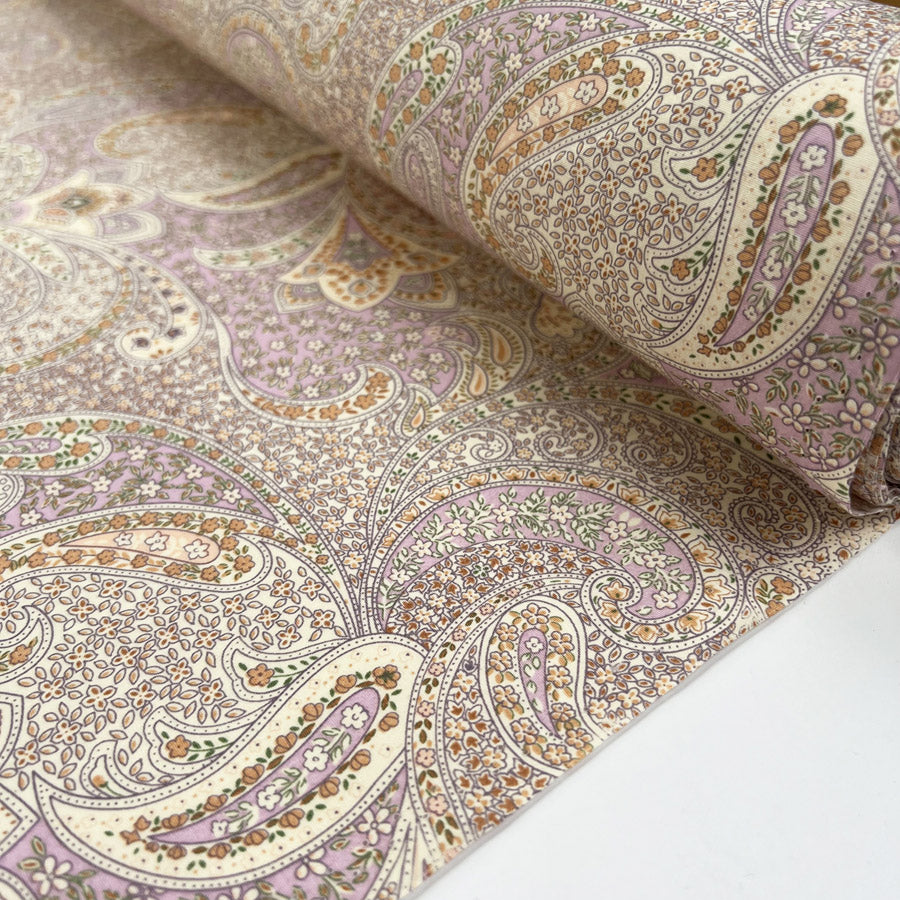 Poplin Print - Bonnie Paisley - Pink