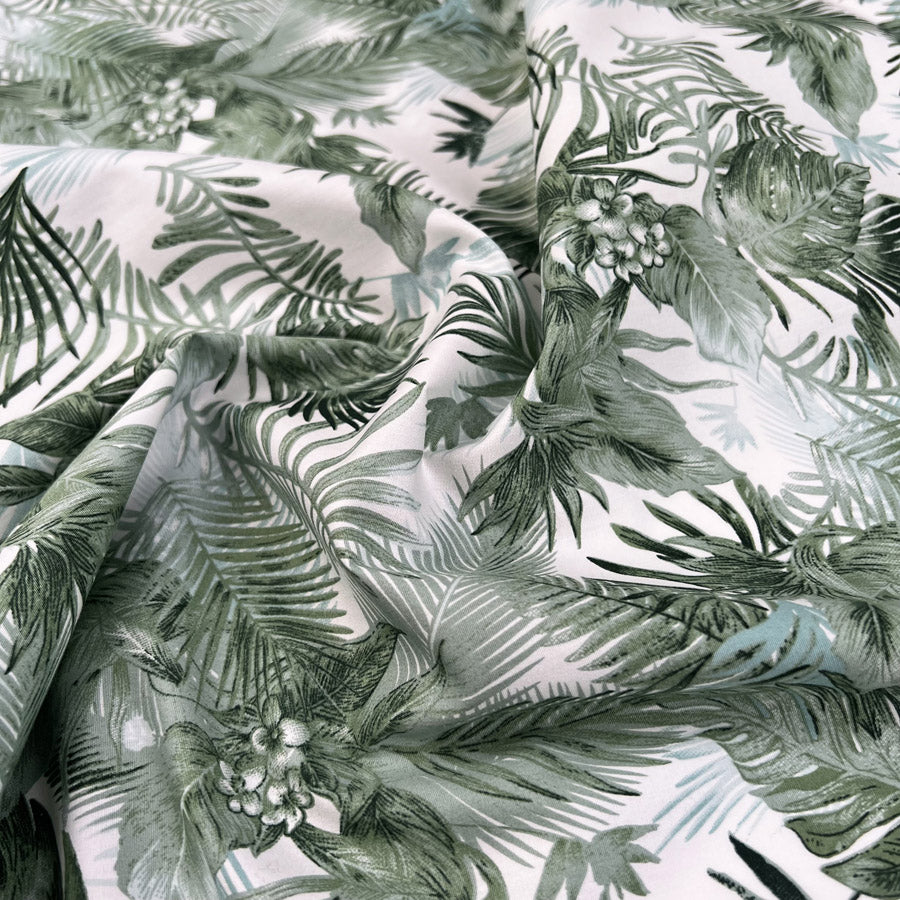 Remnant - Poplin Print - Sunset Cove - Green (2m)
