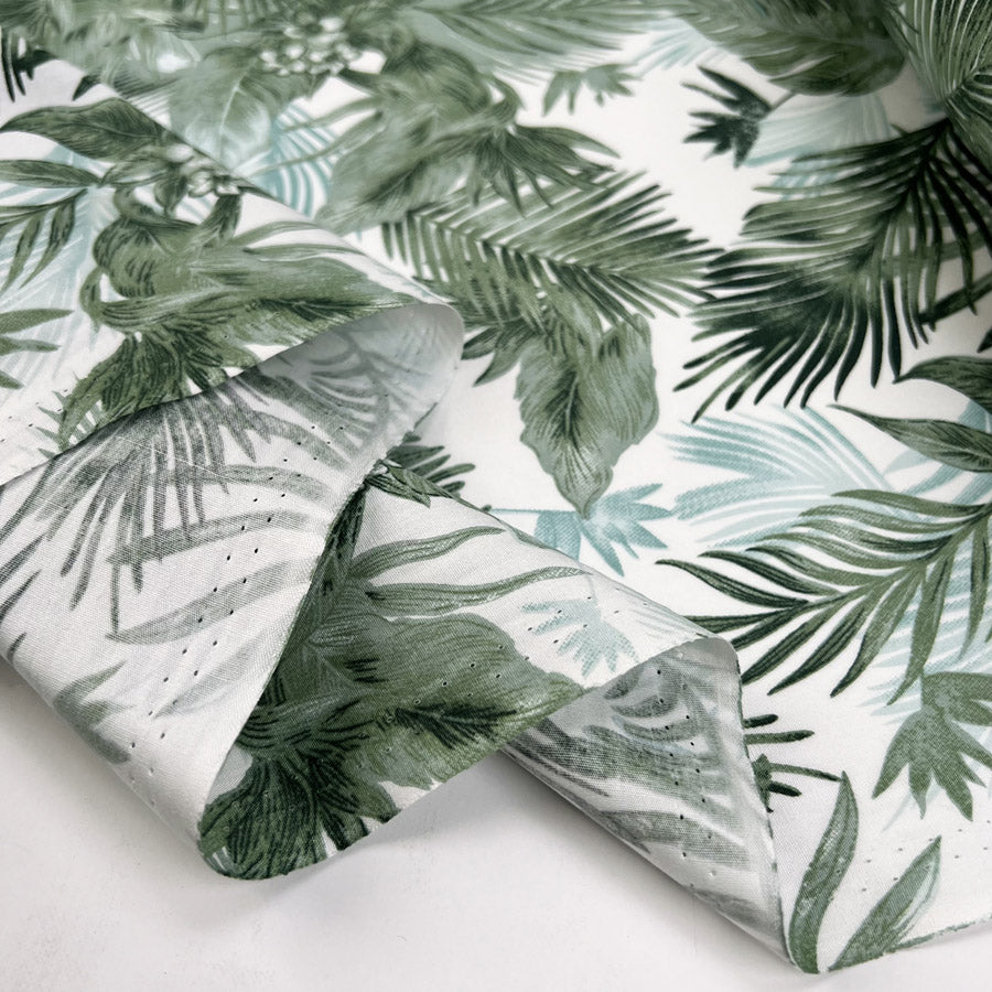 Remnant - Poplin Print - Sunset Cove - Green (2m)