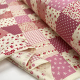 Poplin Print - Patch - Pink