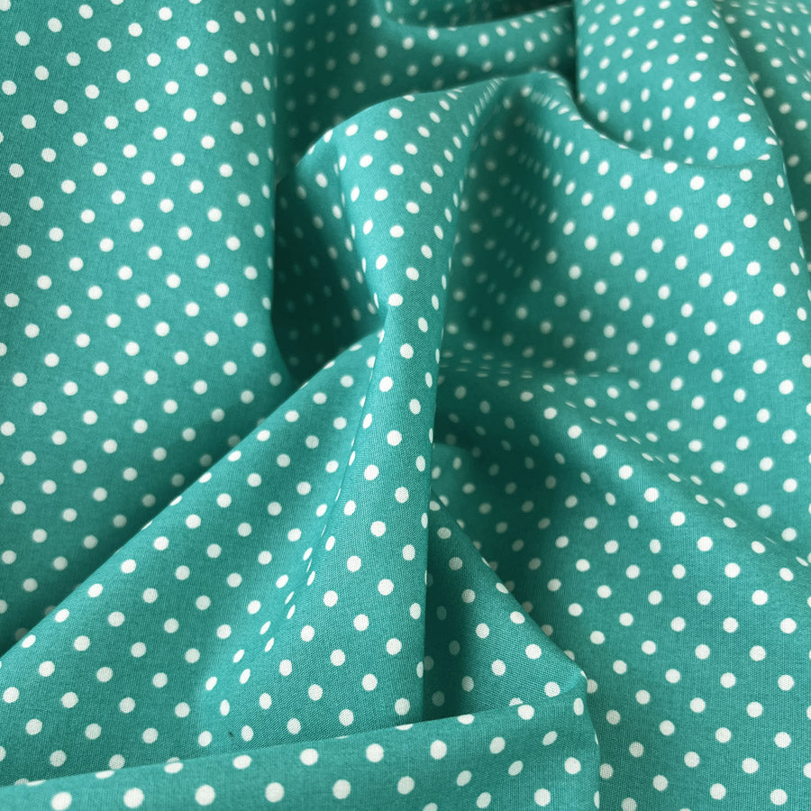 Poplin Print - The Crafty Spot - Aqua