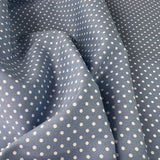 Poplin Print - The Crafty Spot - Dusky Blue