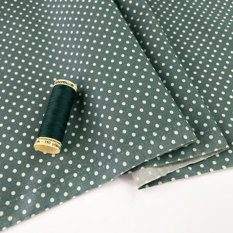 Poplin Print The Crafty Spot Ice Green Cotton Dress Fabric