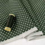 Poplin Print - The Crafty Spot - Old Green