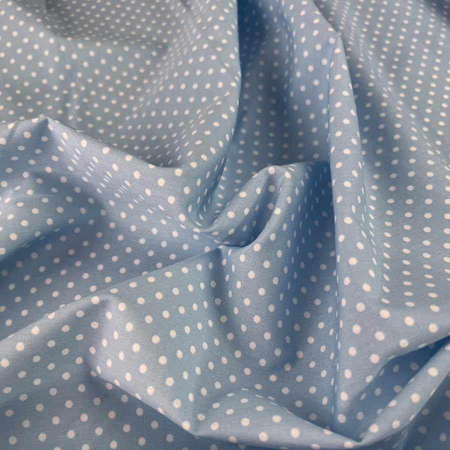 Poplin Print - The Crafty Spot - Pale Blue