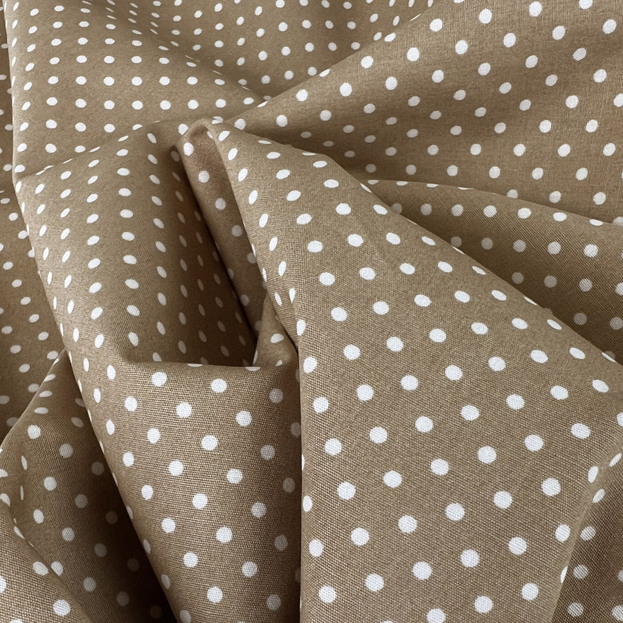 Poplin Print - The Crafty Spot - Taupe