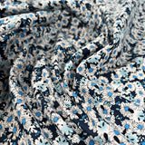 Poplin Styles - Daisies - Blue