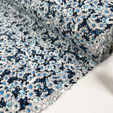 Poplin Styles - Daisies - Blue