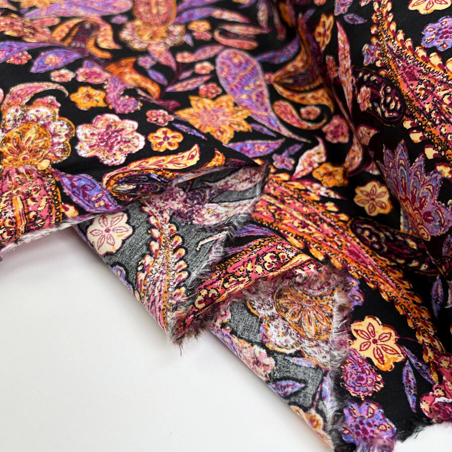 Poplin Styles - Festival of Paisley - Moon