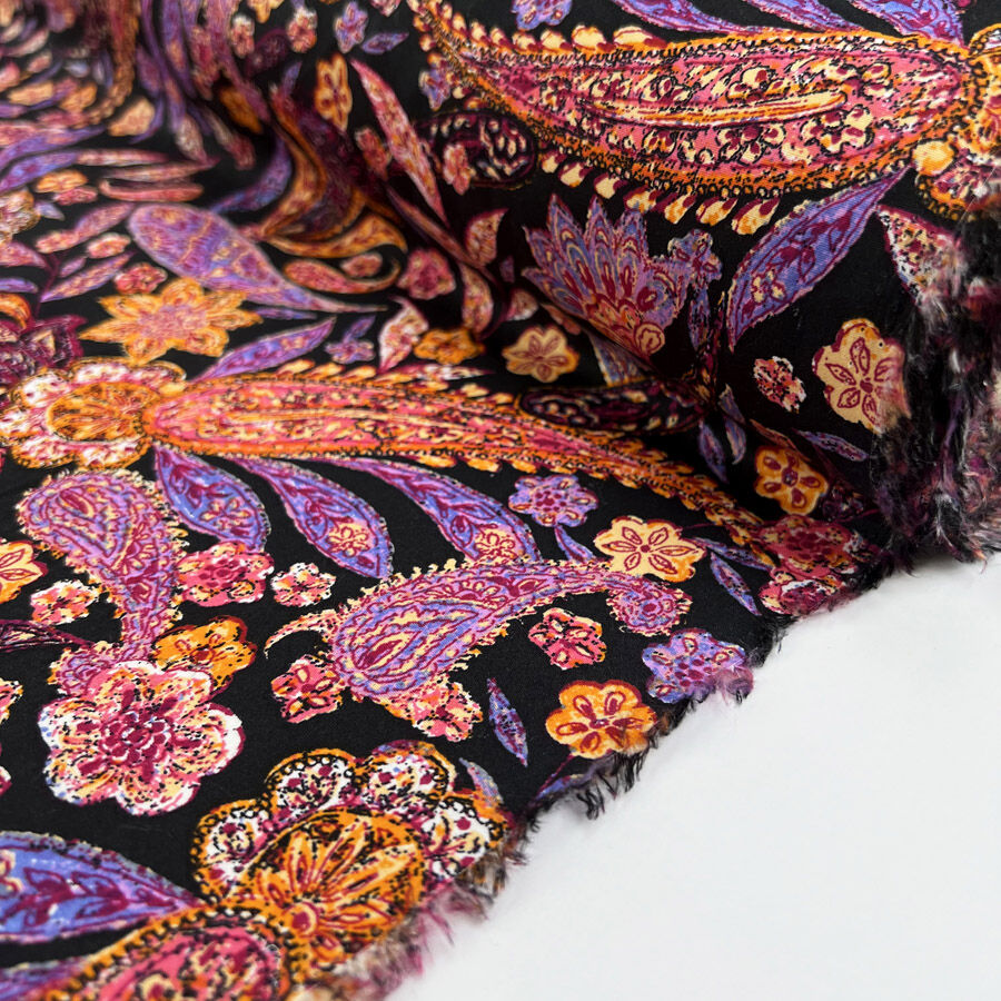 Poplin Styles - Festival of Paisley - Moon