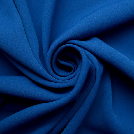 Prestige Marine Polyester Crepe Dress Fabric Cud1