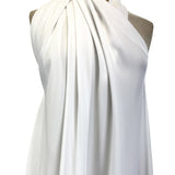 Monaco Crepe - White