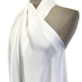 Monaco Crepe - White