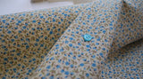Poplin Print - Tiny Blue Rose