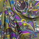 Signature Viscose Olive Abstract Dress Fabric Video