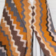 Mountain Knit Polyester Wool Brown Chevron Fabric Video