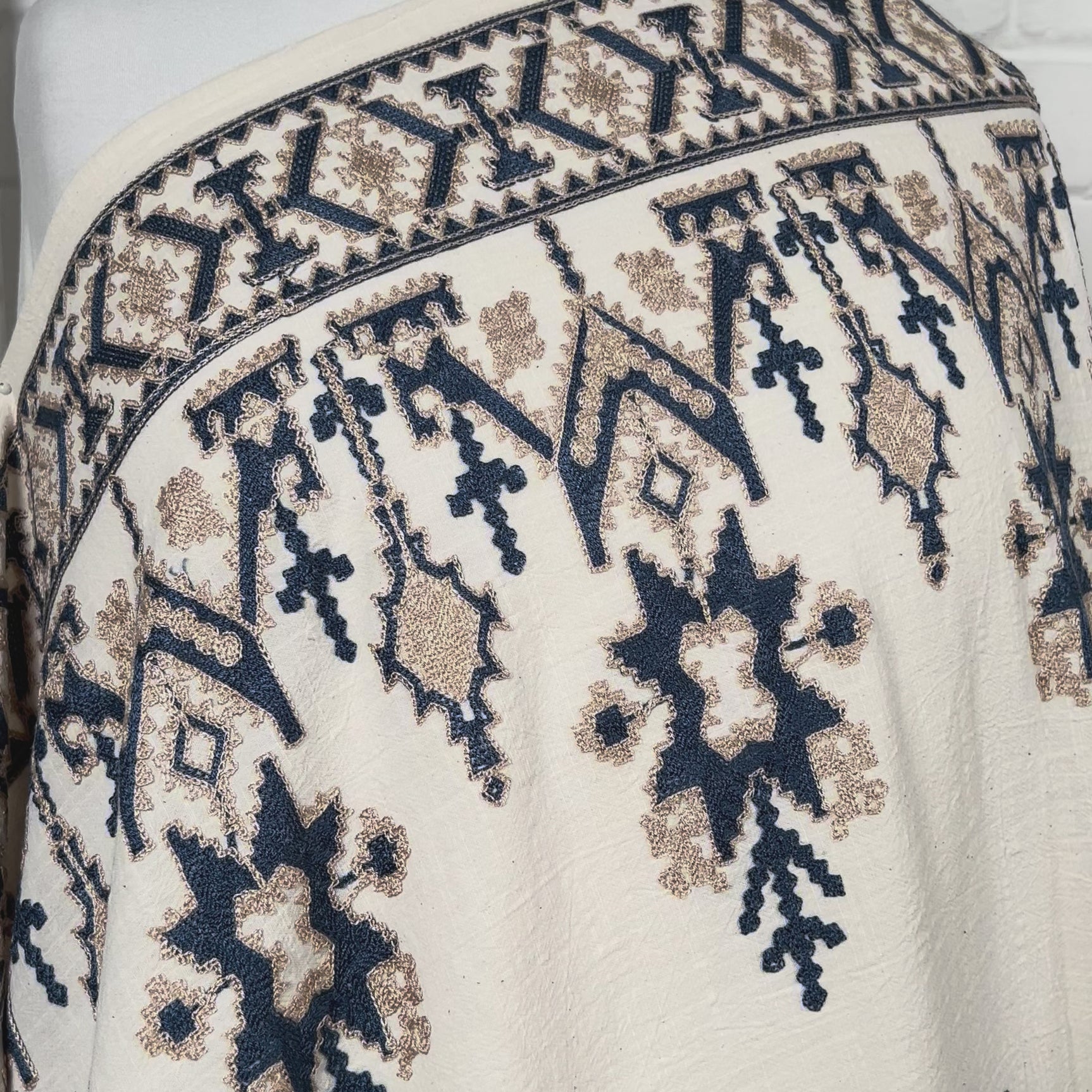 Cleopatra Sands Cotton Polyester Embroidered Dress Fabric Video