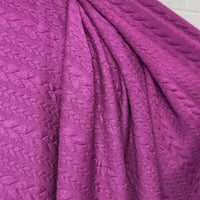 Cable Jersey - Plum