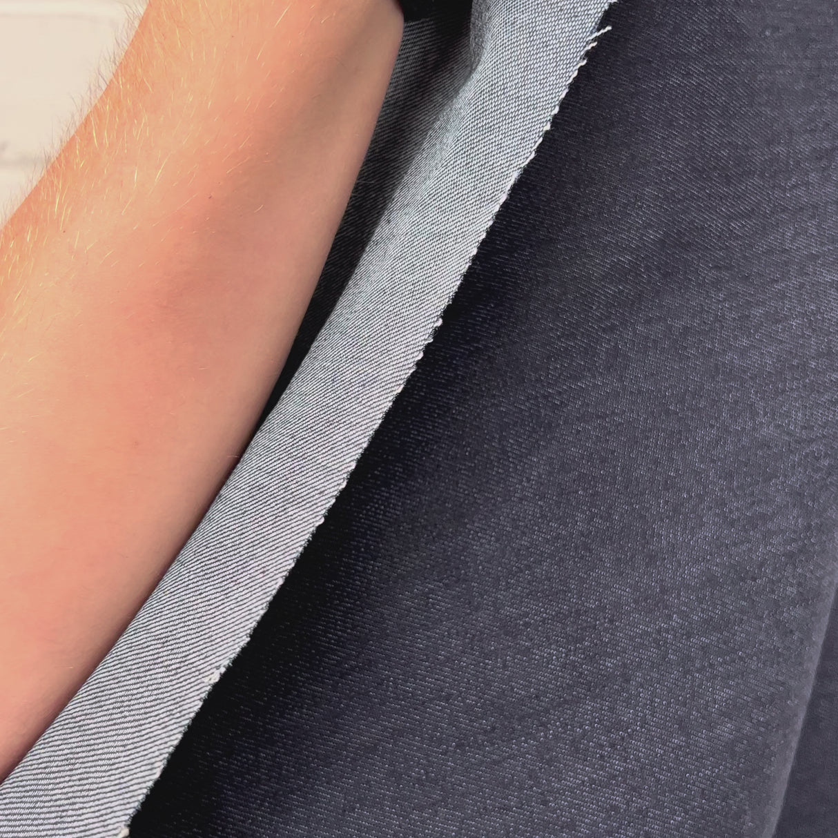 Denimfest 9.2oz Dexter Blue Cotton Polyester Viscose Woven Jean Trouser Fabric Video