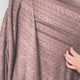Cable Jersey Cocoa Marl Brown Polyester Viscose Elastane Rope Double Knit Fabric Video