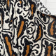 Signature Viscose Hazel Cream Tan Abstract Dress Fabric Video