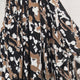 Black and Brown Printed Dress Fabric Viscose Challis Muddy Waters Video