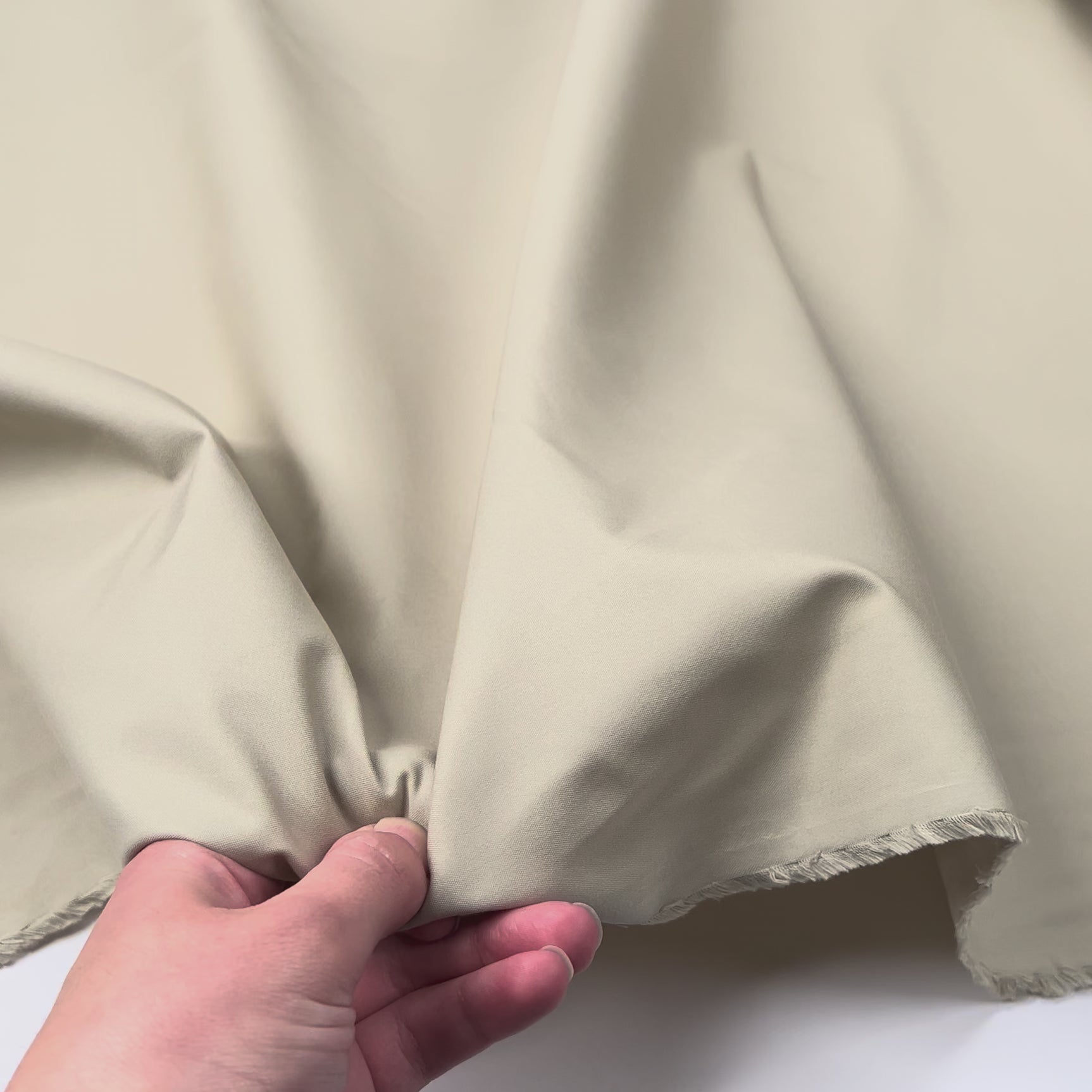 The Perfect Storm Shower Proof Cotton Beige Trouser Fabric Video
