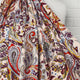 Pima Cotton Lawn Spice Market Abstract Paisley Red Dress Fabric Video