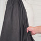 Ex-Designer Italian Plain Linen Dress Fabric Linen Elite - Black Video