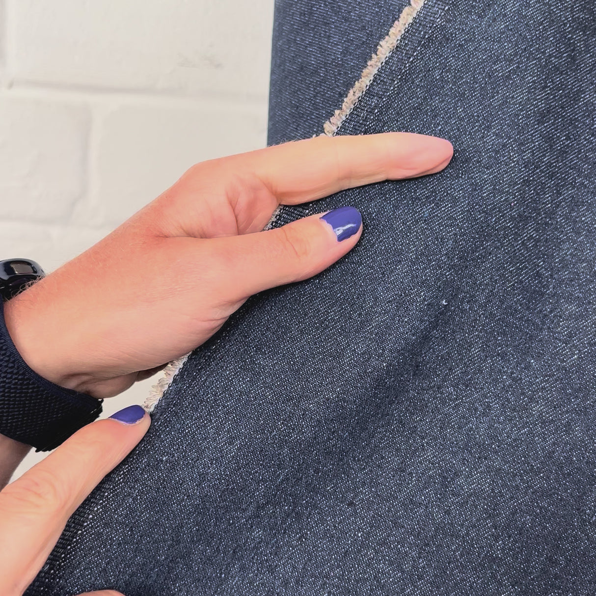 Denimfest 13oz Dylan Blue Cotton Polyester Heavy Woven Jean Trouser Fabric Video