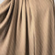 Ex-Designer Cotton Blend Dress Fabric Italian Linen Mix Brown Stripe Video
