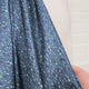 Italian Cotton Abstract Rain Blue Ex Designer Woven Dress Fabric Video