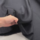 Moody Blues Polyester Wool Mix Blue Black Herringbone Suiting Fabric Vid