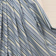Cotton Rigato Lagoon Blue Italian Stripe Fabric Video