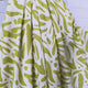 Double Gauze Limes and Cream Cotton Dress Fabric Video