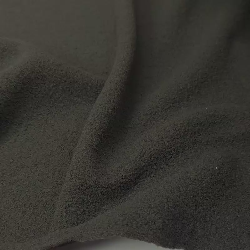 Italian BoiledWool Green Ex-Designer Coating Fabric Vid