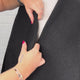 Black Bean Wool Polyester Acrylic Brushed Plain Coating Fabric Vid