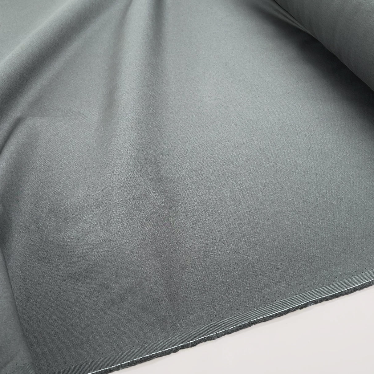 Grey But Not Boring Graphite Cotton Plain Woven Trouser Fabric Video