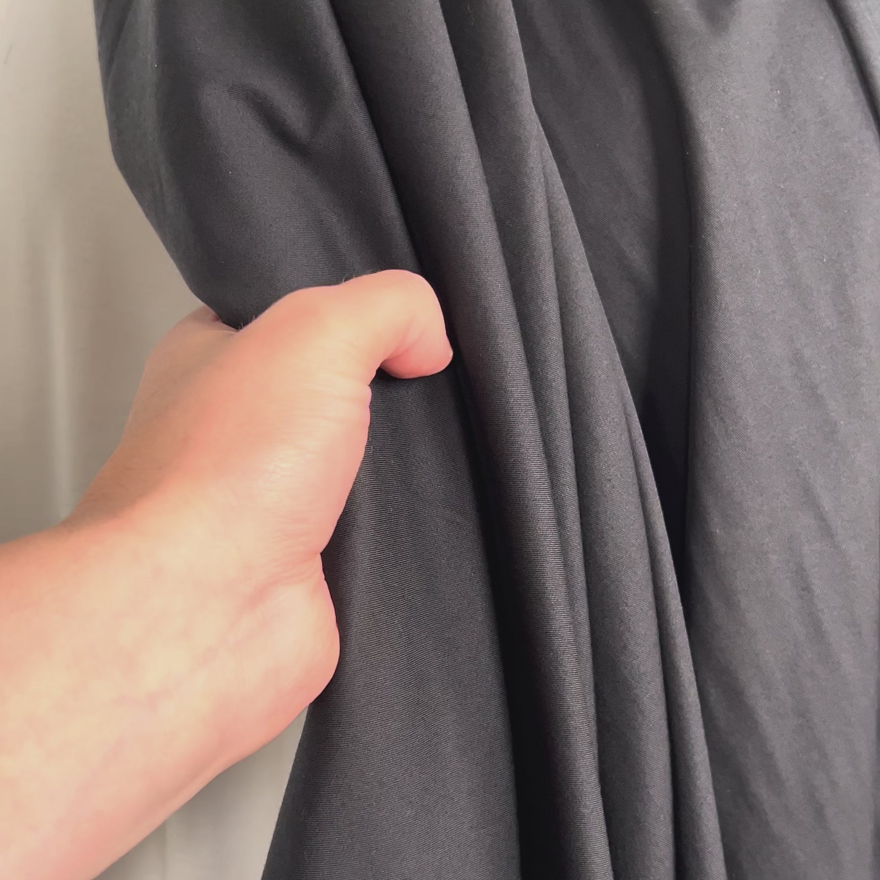 Calling All Stretch Black Viscose Elastane Suiting Fabric Video
