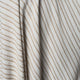 On The Beach White Sand Stripe Cotton Polyester Italian Woven Dress Fabric Video