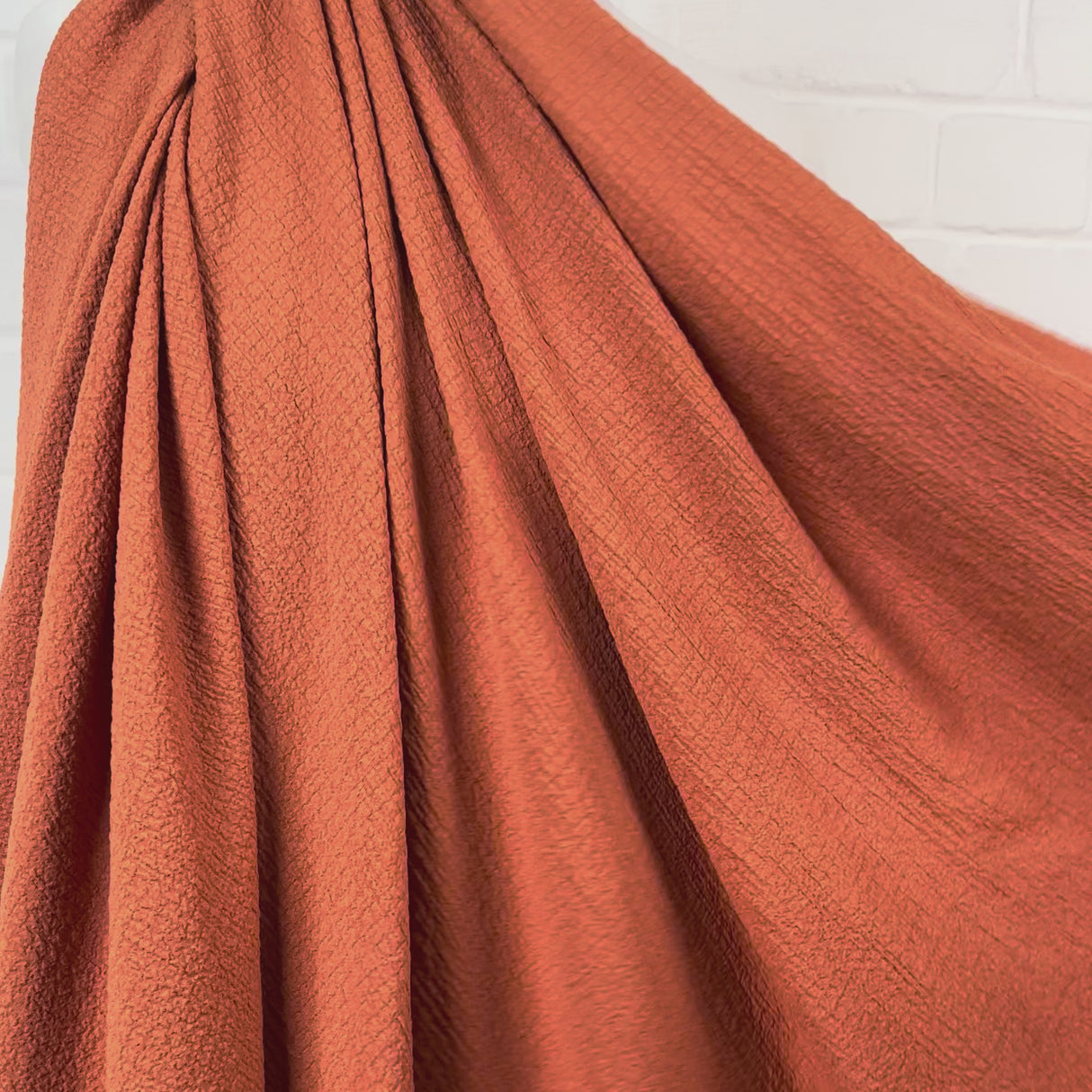 Bubble Viscose - Rust