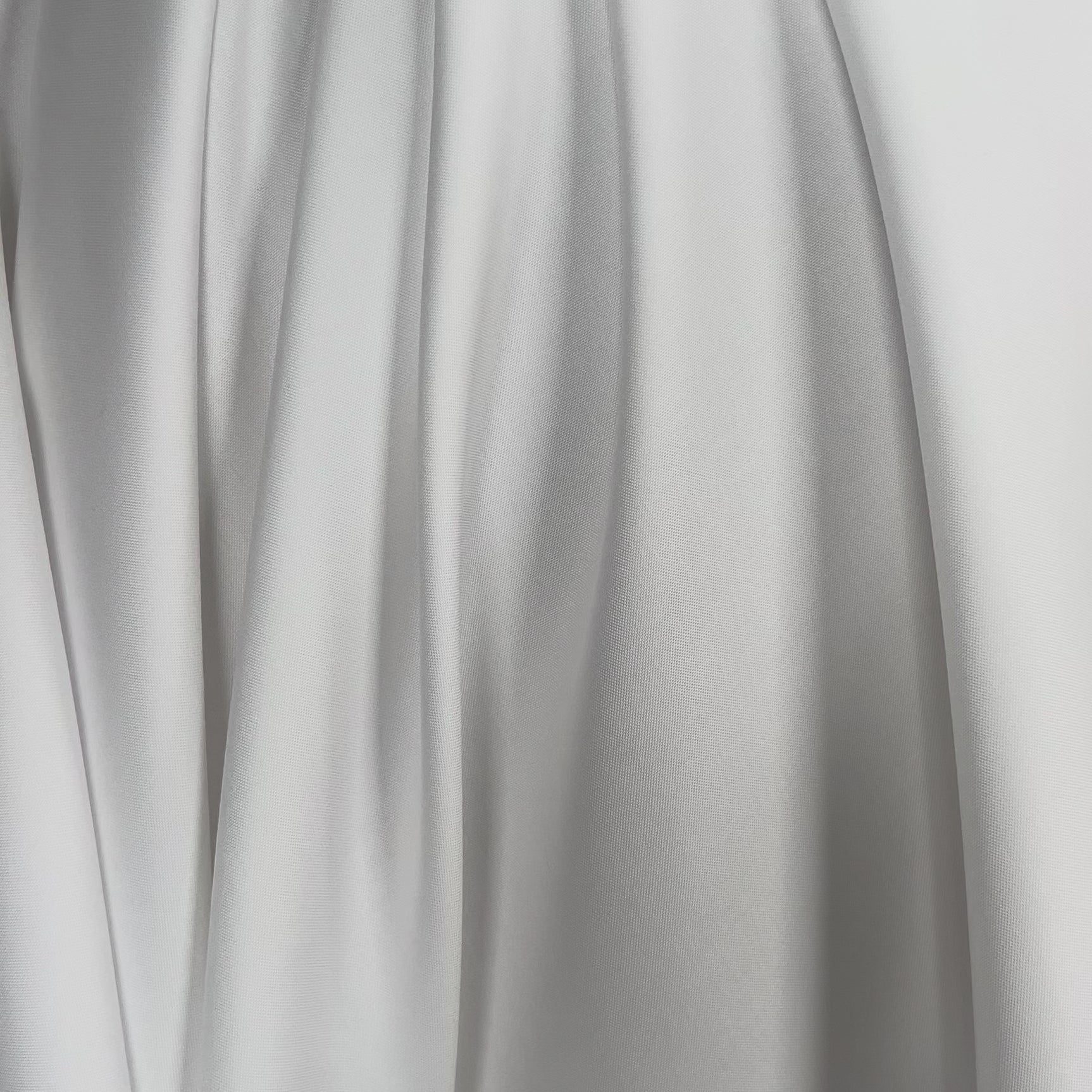 Italian Ivory Cotton Plain White Shirting Fabric Video