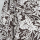 Brown Floral Print Cotton Voile Dress Fabric Island Breeze - Coconut Video