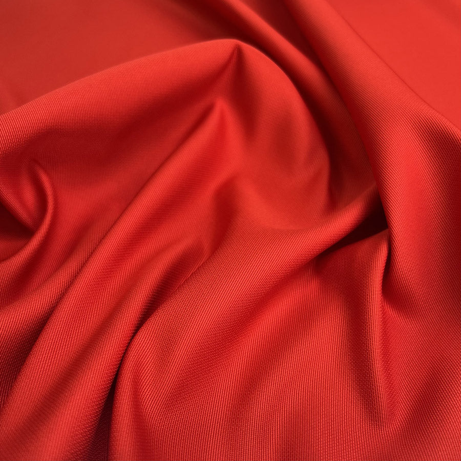 Red Polyester Red Polyester Grosgrain Trouser Dress Fabric | Primary – Croft Mill